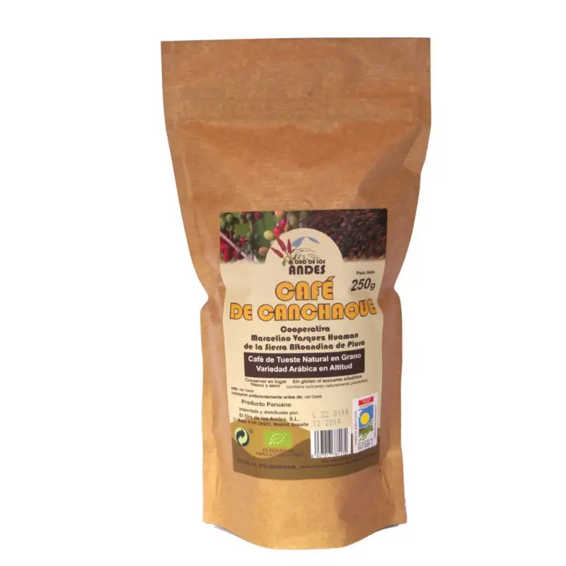 CAFE DE TUESTE NATURAL EN GRANO 250G CAF