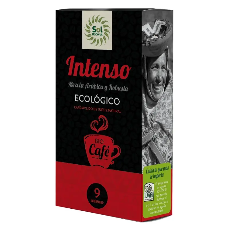 CAFE MOLIDO INTENSO BIO 250 g