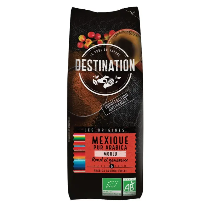 CAFE MOLIDO MEXICO 100% ARABICA BIO 250 gr
