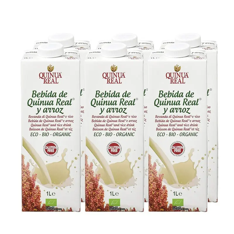 CAJA 6 UDS LECHE ARROZ QUINOA 1 LITRO