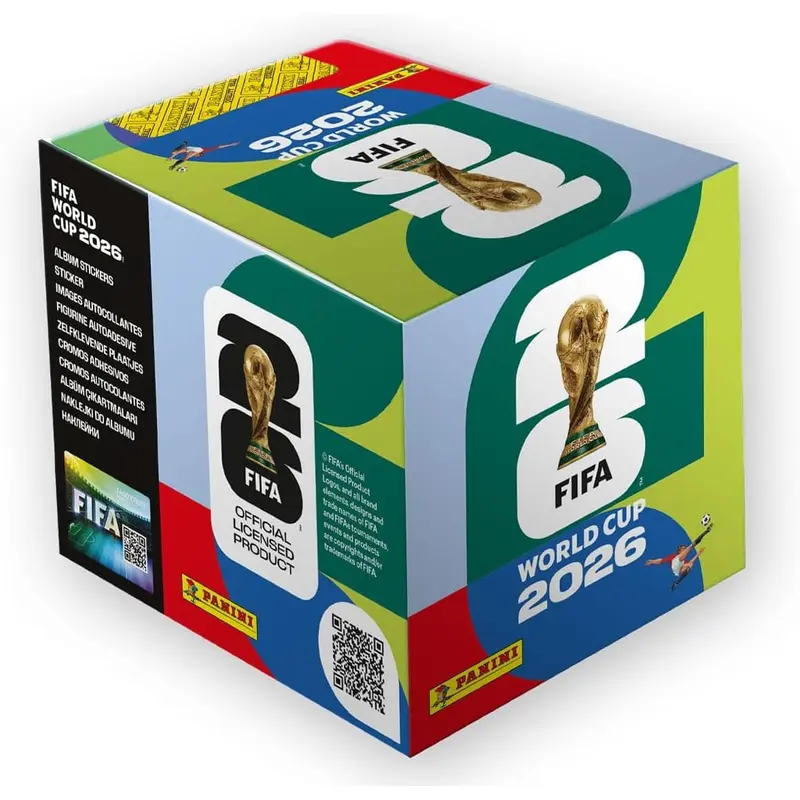 Caja de 50 sobres con 7 cromos cada uno FIFA World Cup 2026 Sticker