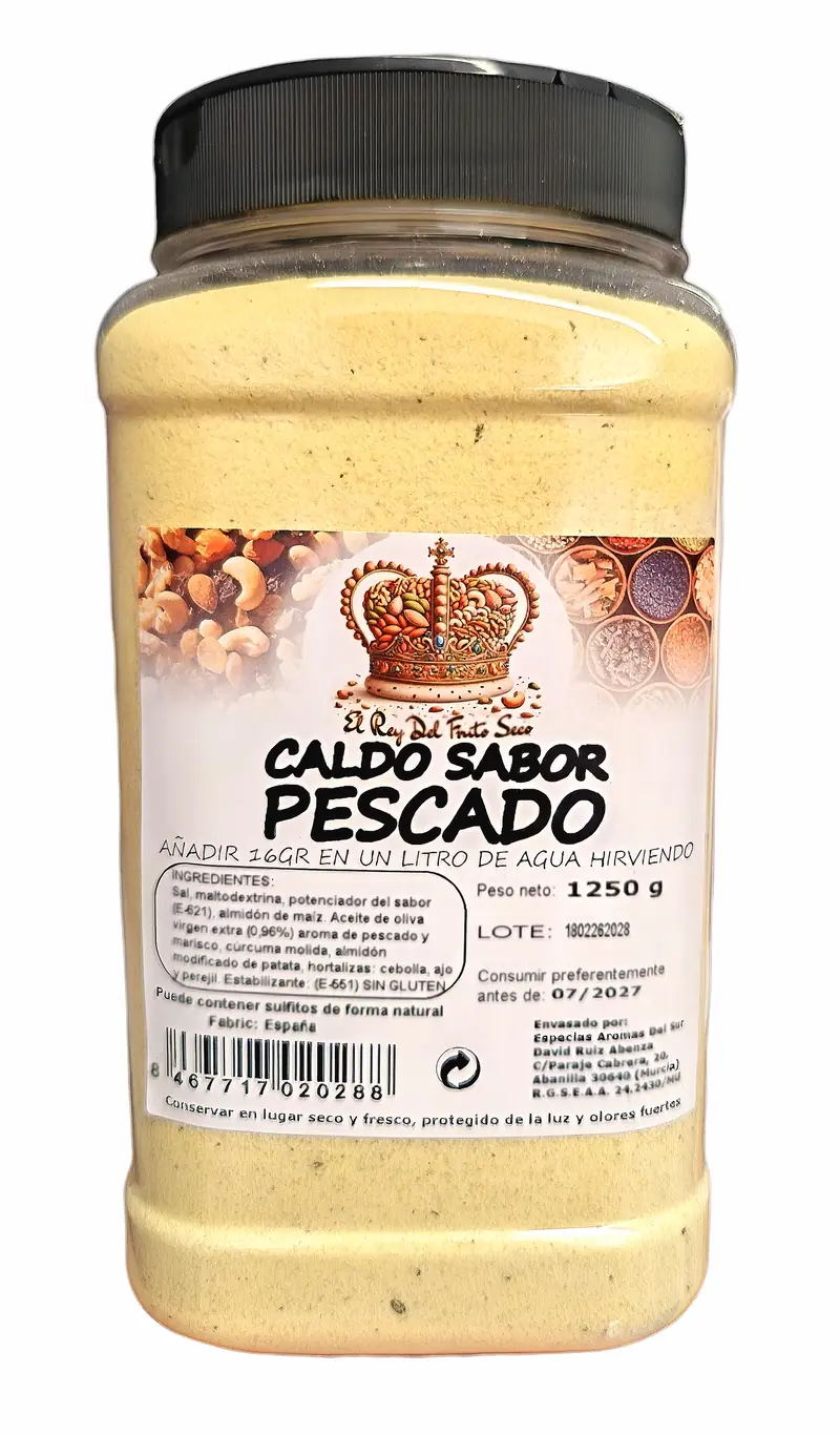 Caldo Sabor Pescado en Polvo 1,25 kg