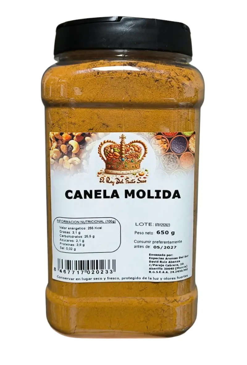 Canela molida 720 gr