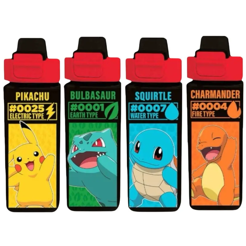 Cantimplora cuadrada Pokémon 500ml
