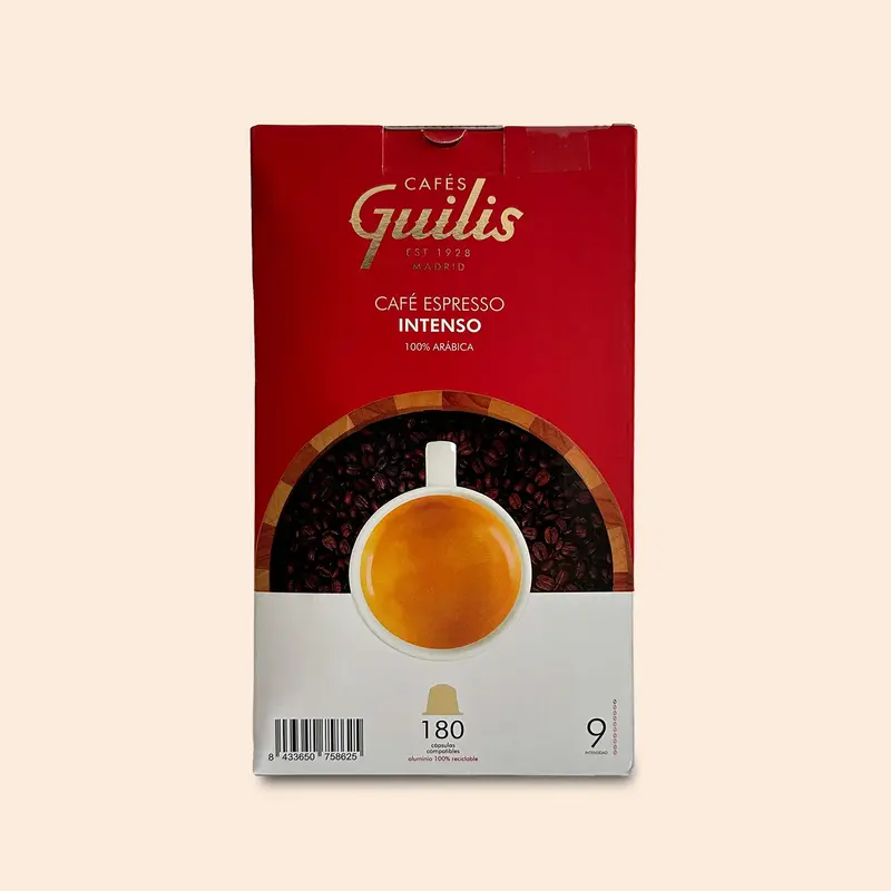 Cápsulas compatibles con Nespresso® Café Intenso 180 uds