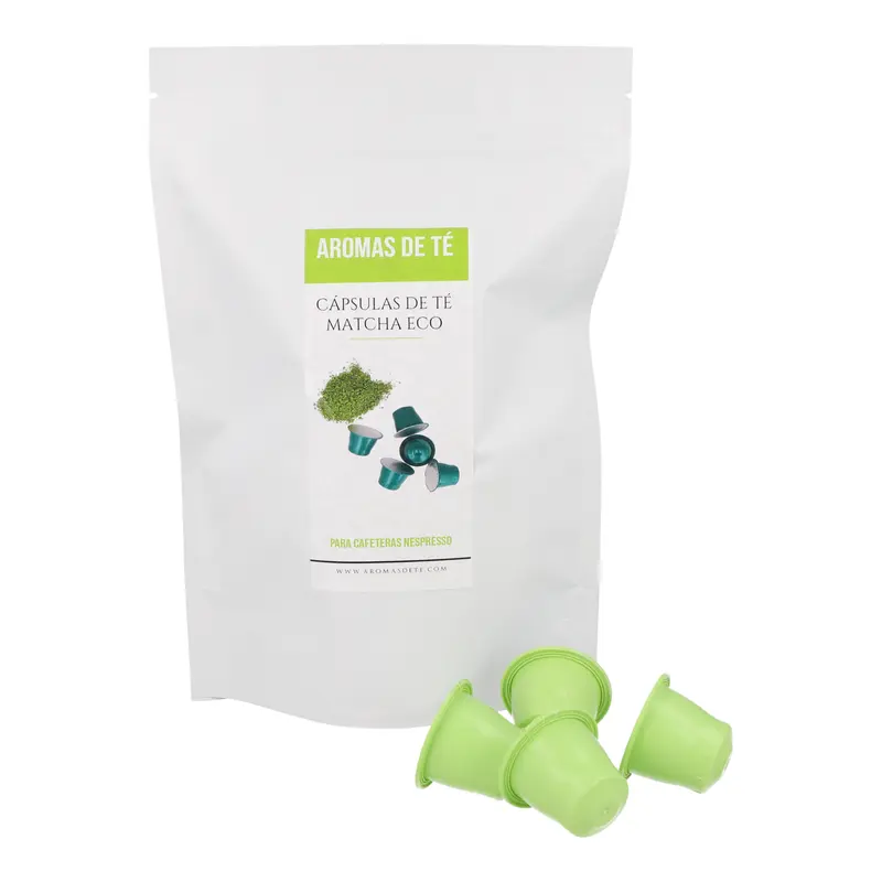 Cápsulas de Té Matcha Ecológico Ceremonial para Nespresso
