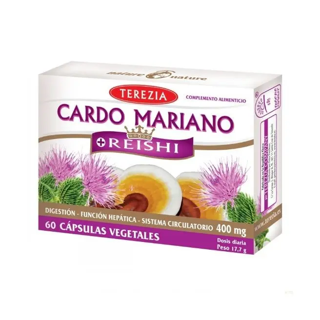 CARDO MARIANO + REISHI 60 CAPSULAS