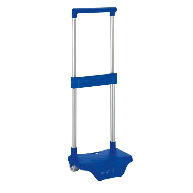 Carro azul pequeño para mochilas de hasta 26x10x34cm