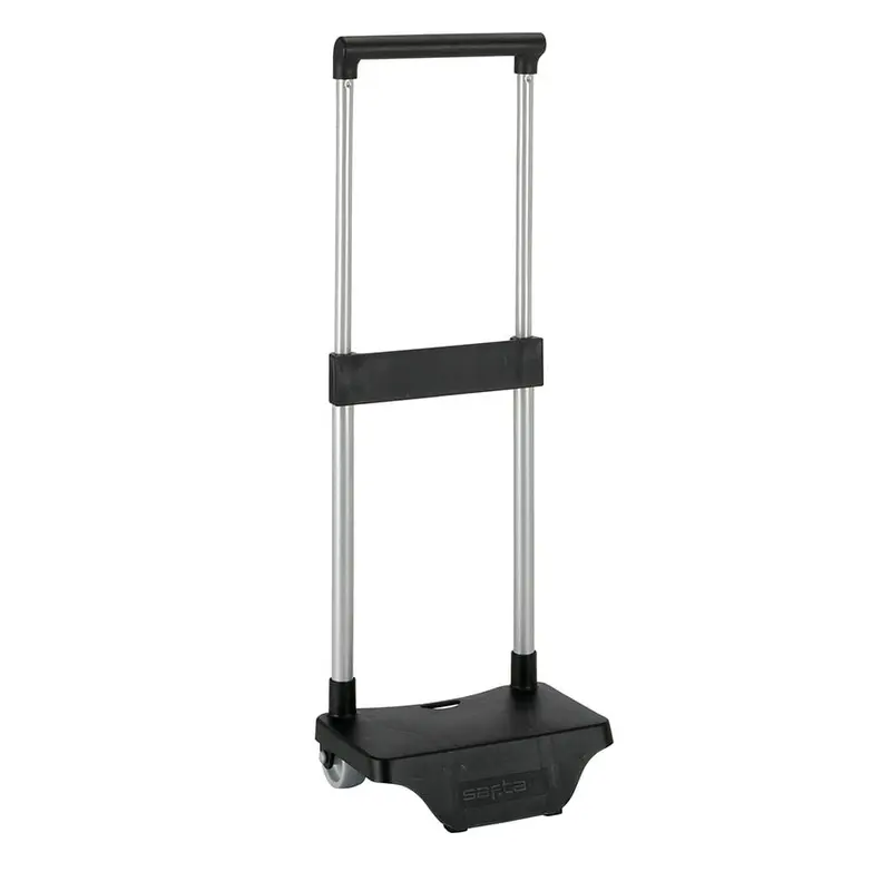 Carro negro pequeño para mochilas de hasta 26x10x34cm