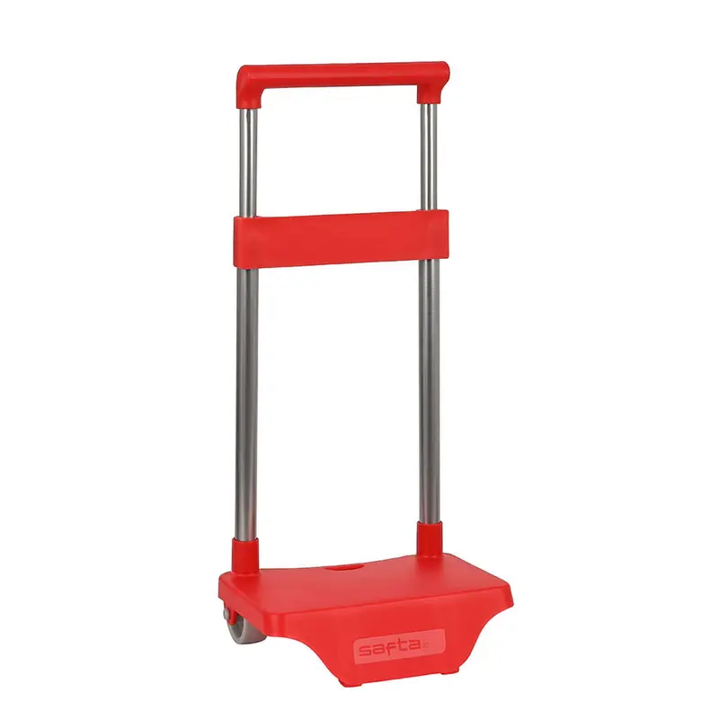 Carro rojo pequeño para mochilas de hasta 26x10x34cm