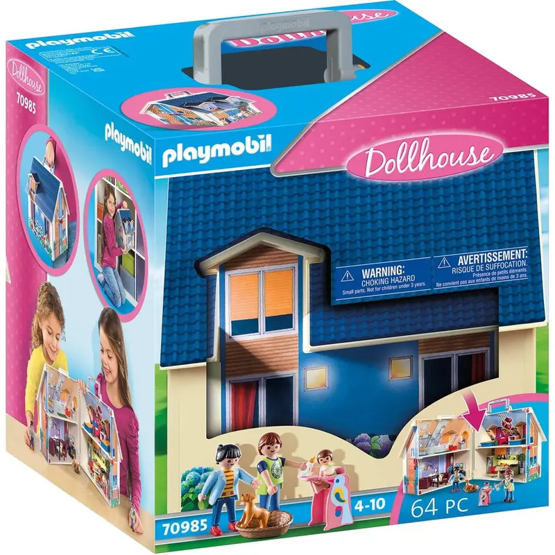 Casa de muñecas maletín Playmobil Dollhouse 70985