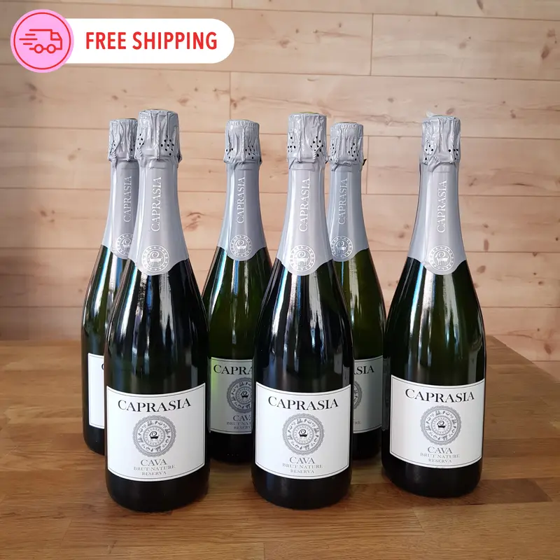 Cava valenciano brut nature Reserva - Caja de 6 botellas