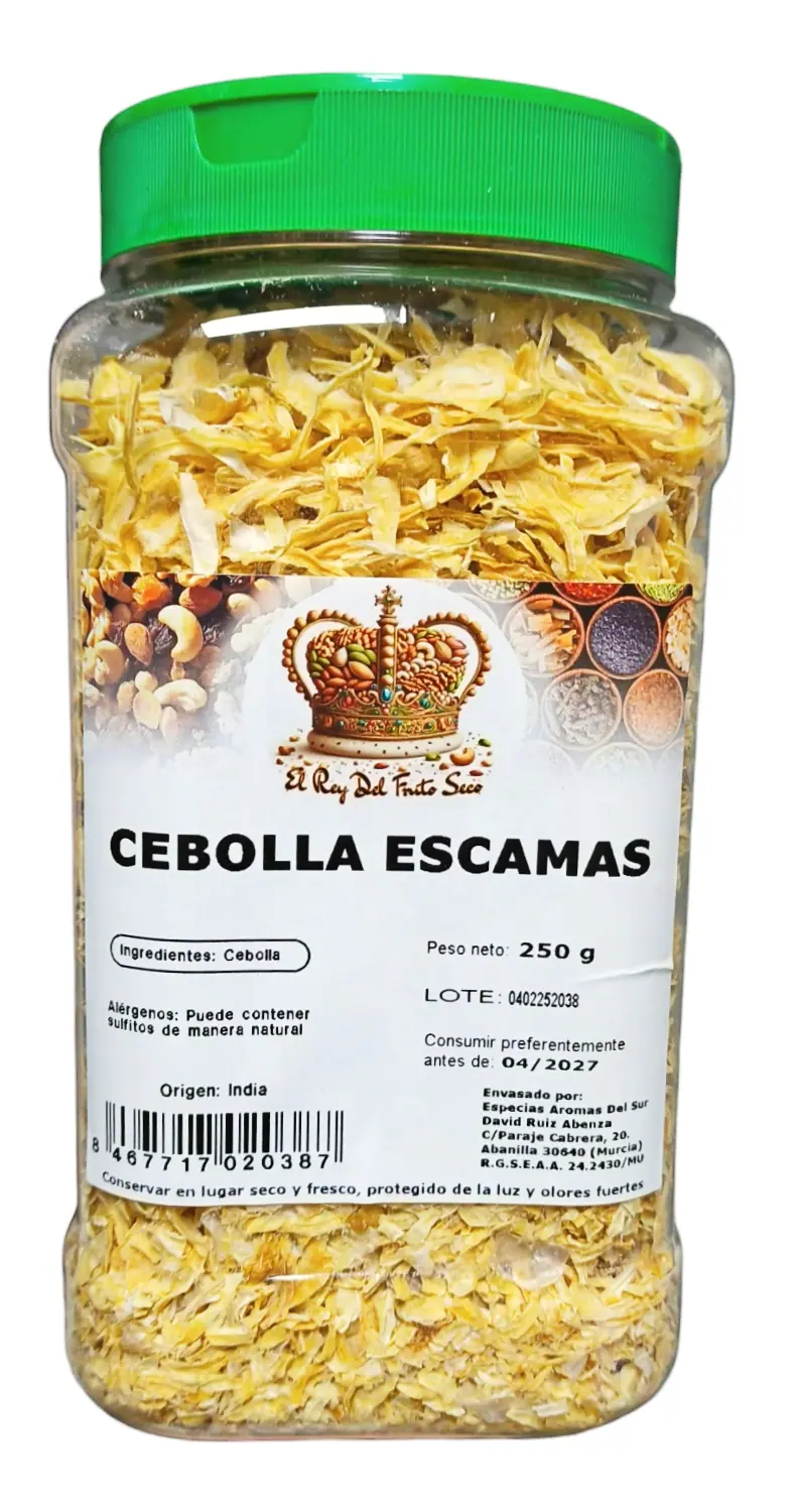 Cebolla crujiente deshidratada 250 gr
