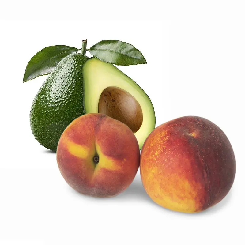 Cesta Aguacates y Melocotones