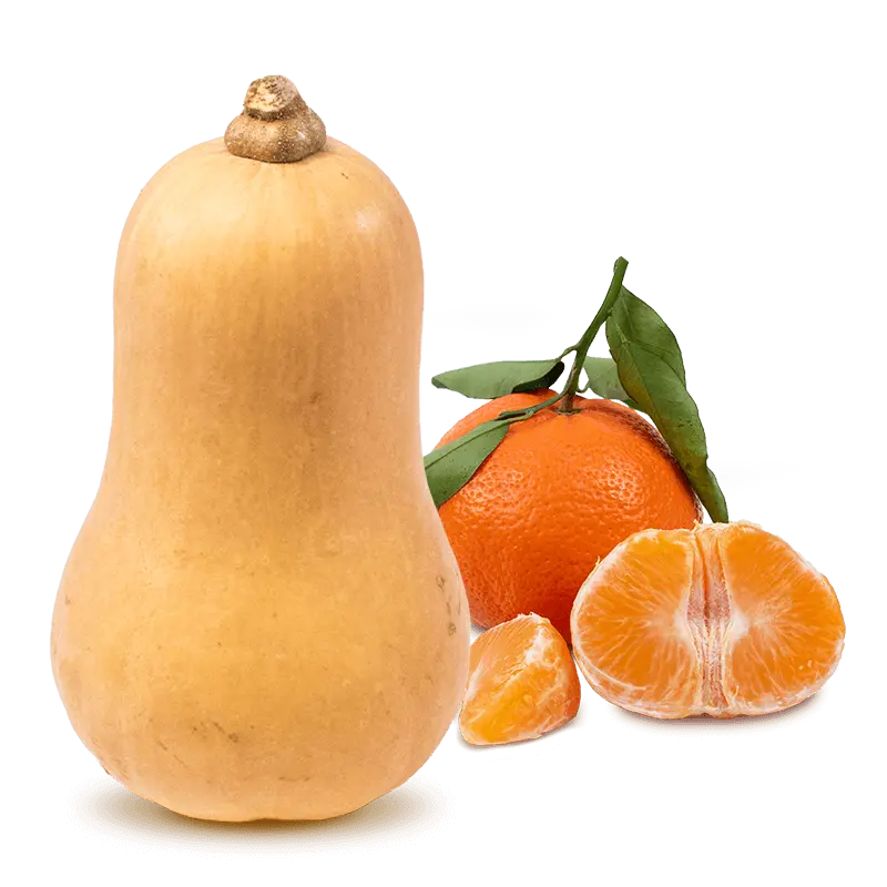 Cesta Calabaza y Mandarinas
