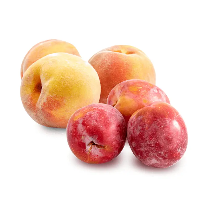 Cesta Ciruelas y Melocotones