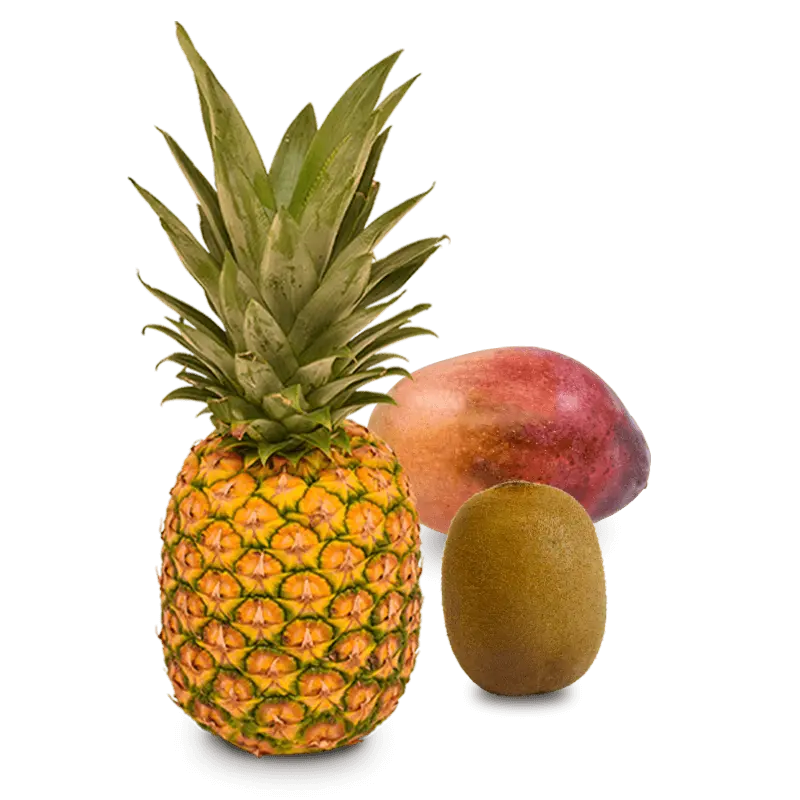 Cesta de Pina, Mangos y Kiwis