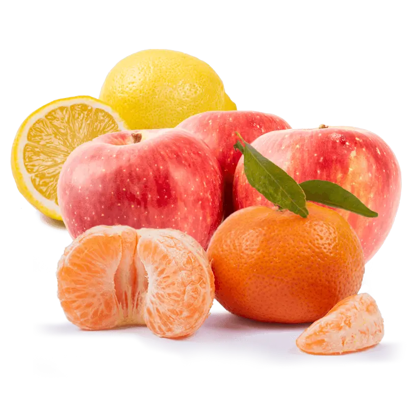 Cesta Mandarinas, Manzanas y Limones