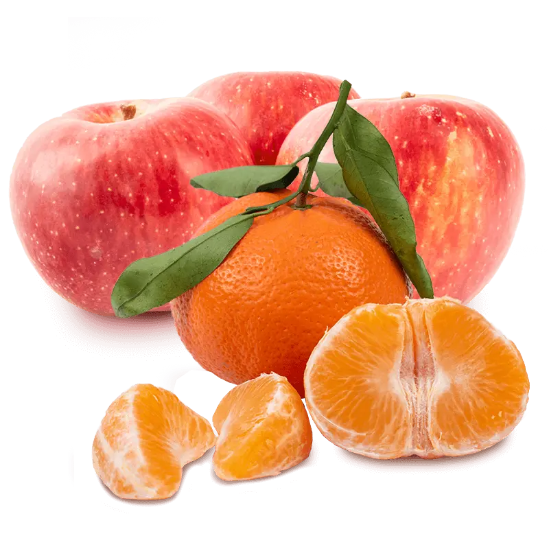 Cesta Mandarinas y Manzana