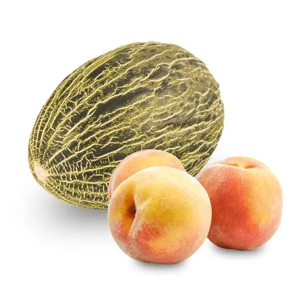 Cesta Melón y Melocotones