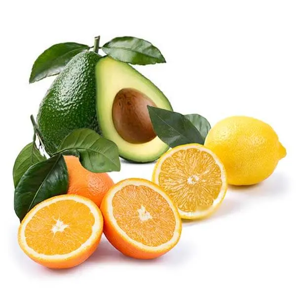 Cesta Mini Naranjas Estándar, Aguacates y Limones
