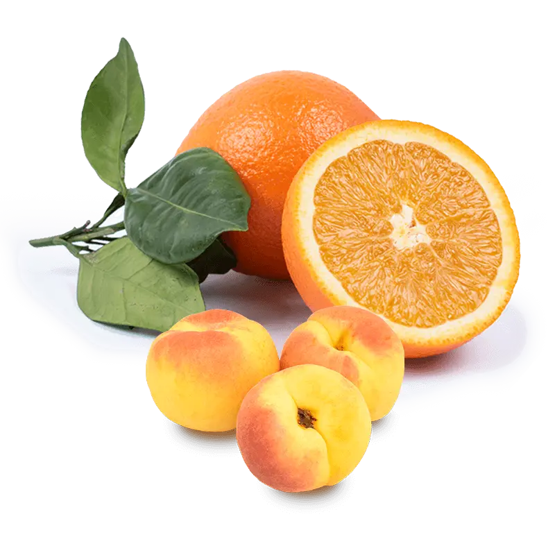 Cesta Naranjas de Zumo y Albaricoques