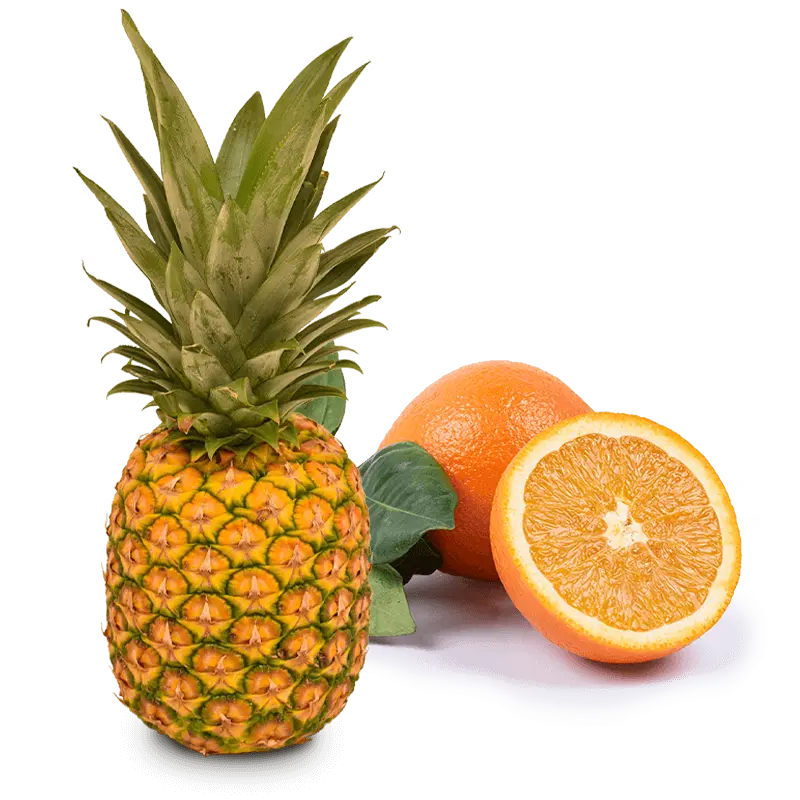 Cesta Naranjas de Zumo y Piña