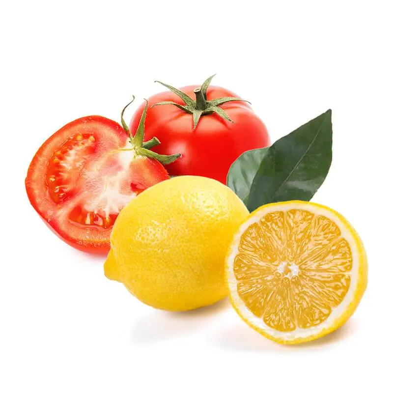Cesta Tomates Valencianos Ensalada y Limones