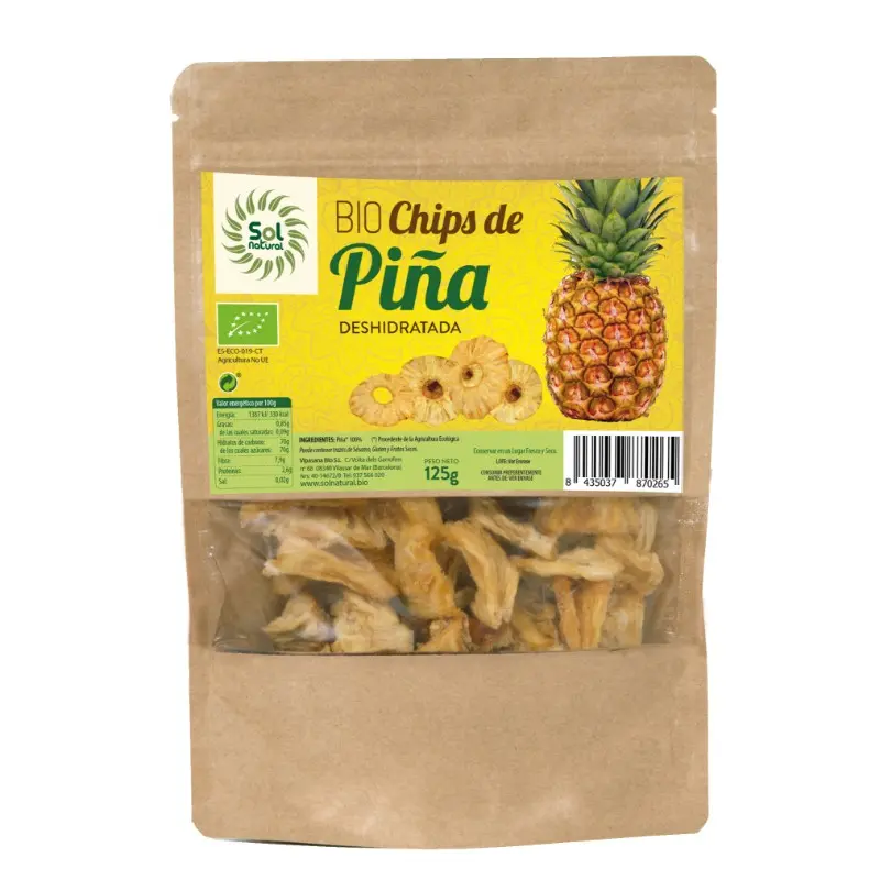 CHIPS DE PIðA BIO 125 g