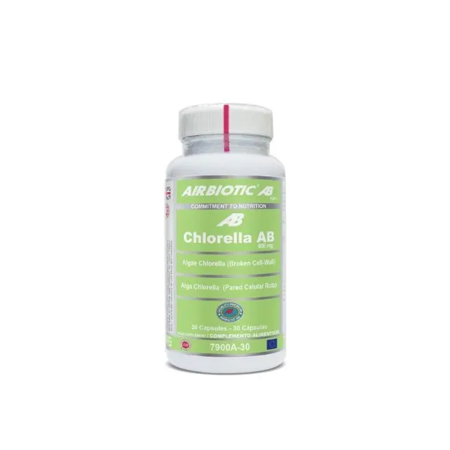 CHLORELLA AB 600 mg (Pared Celular Rota) 30 Caps