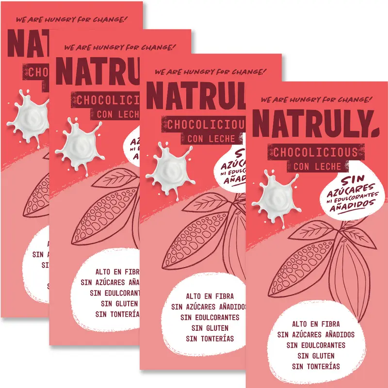 Chocolicious con Leche Pack | 4 x 85g