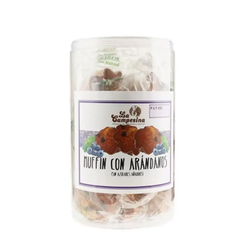 CILINDRO MUFFINS ARANDANO S/A 16 uds 75g