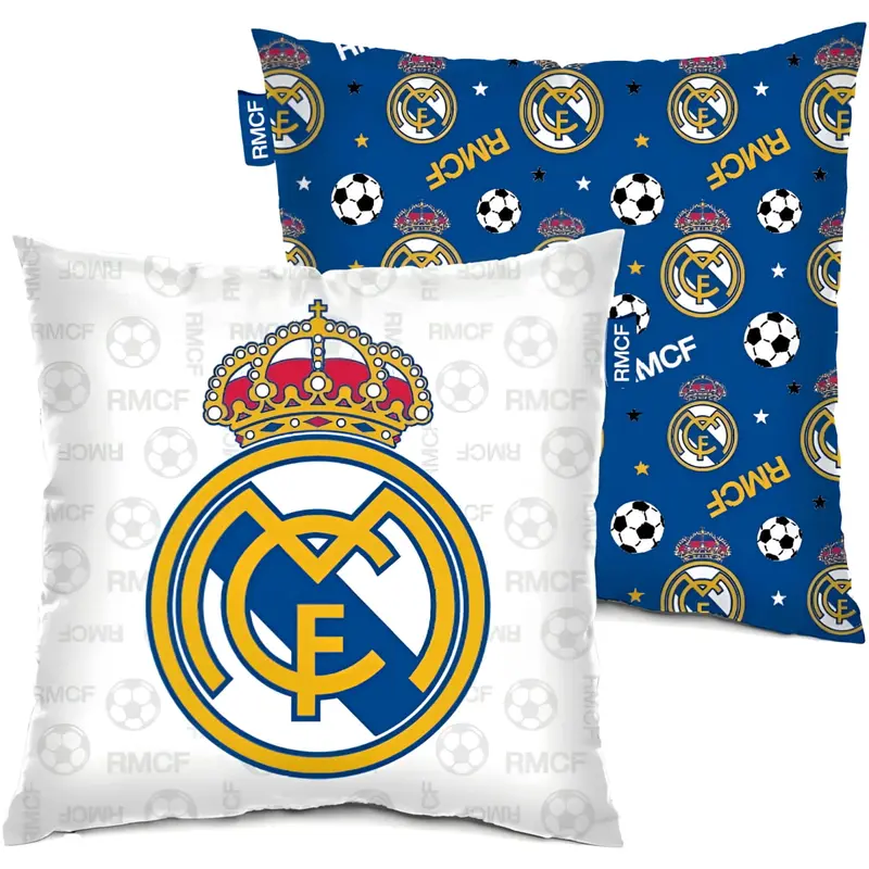 Cojín 40x40cm para cama o sofá REAL MADRID