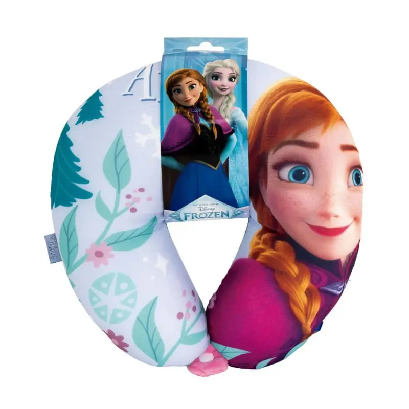 Cojín de Frozen Anna y Elsa Disney para el cuello 28x28x6cm