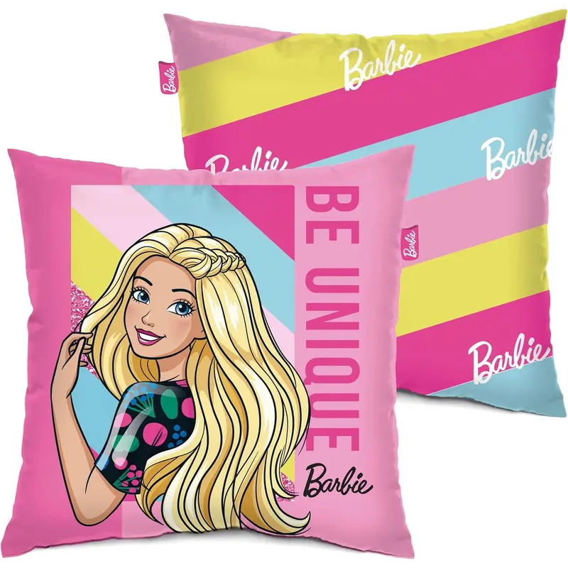 Cojín Decorativo Barbie 40x40cm - Ideal Cama y Sofá Infantil