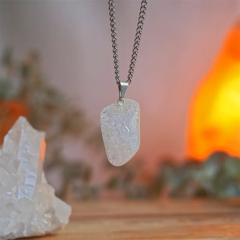Collar Cuarzo Blanco | Limpieza energética y claridad