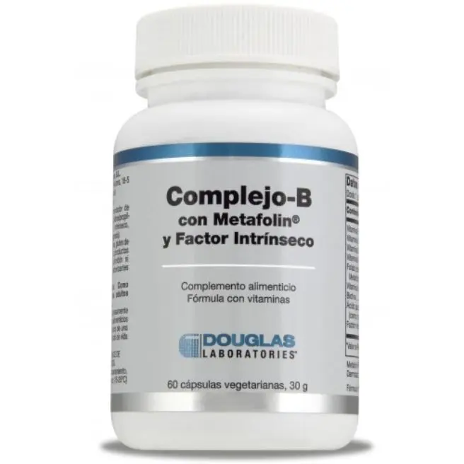 COMPLEJO B CON METAFOLIN+FACTOR INTRINSECO 60 Vcap