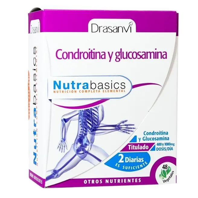 CONDROITINA+GLUCOSAMINA 48 Caps NUTRABASICOS