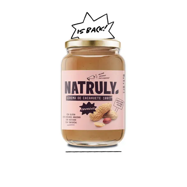 Crema de Cacahuetes Crunchy 100%| 500g