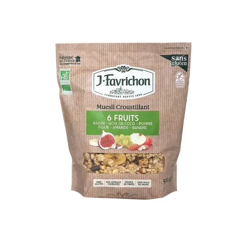CRUNCHY MUESLI 6 FRUTAS 375g