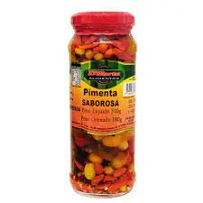 D HORTA Mix Pimenta Misturada 310g.(varios frutos mezclados picantes)