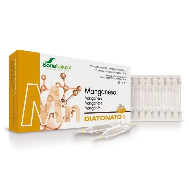 DIATONATO 1 MANGANESO 28 Ampollas x 2 ml