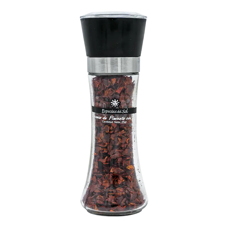 ESCAMAS de PIMIENTO con SAL