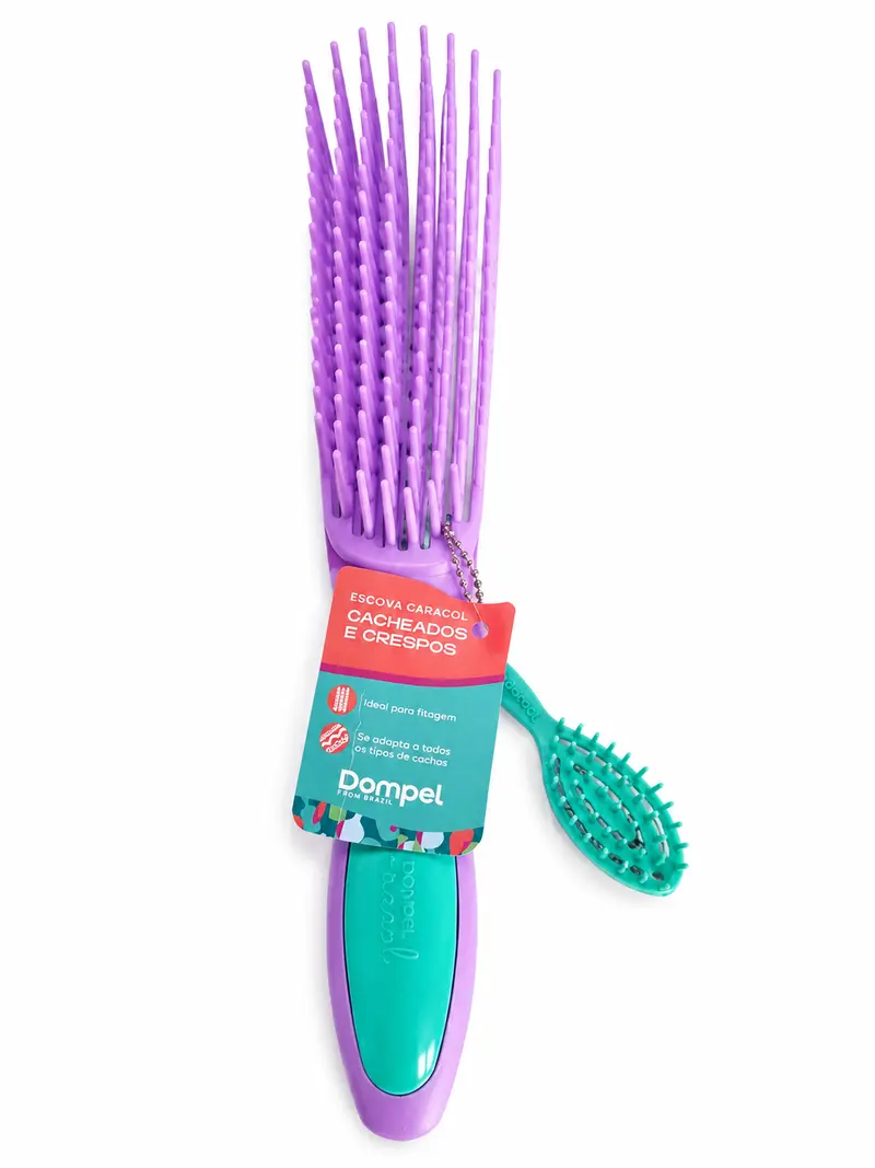 Escova caracol Violeta Dompel
