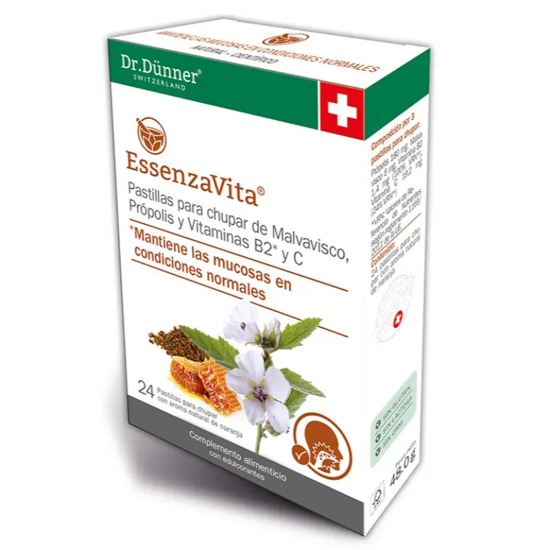 ESSENZAVITA MALVAVISCO, PROPOLIS VITAMINA B2 Y C
