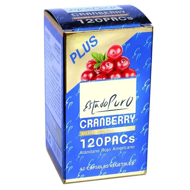 ESTADO PURO CRANBERRY 120 PAcs 40 VCaps
