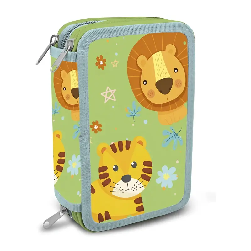 Estuche completo 3 cremalleras In To The Jungle niños