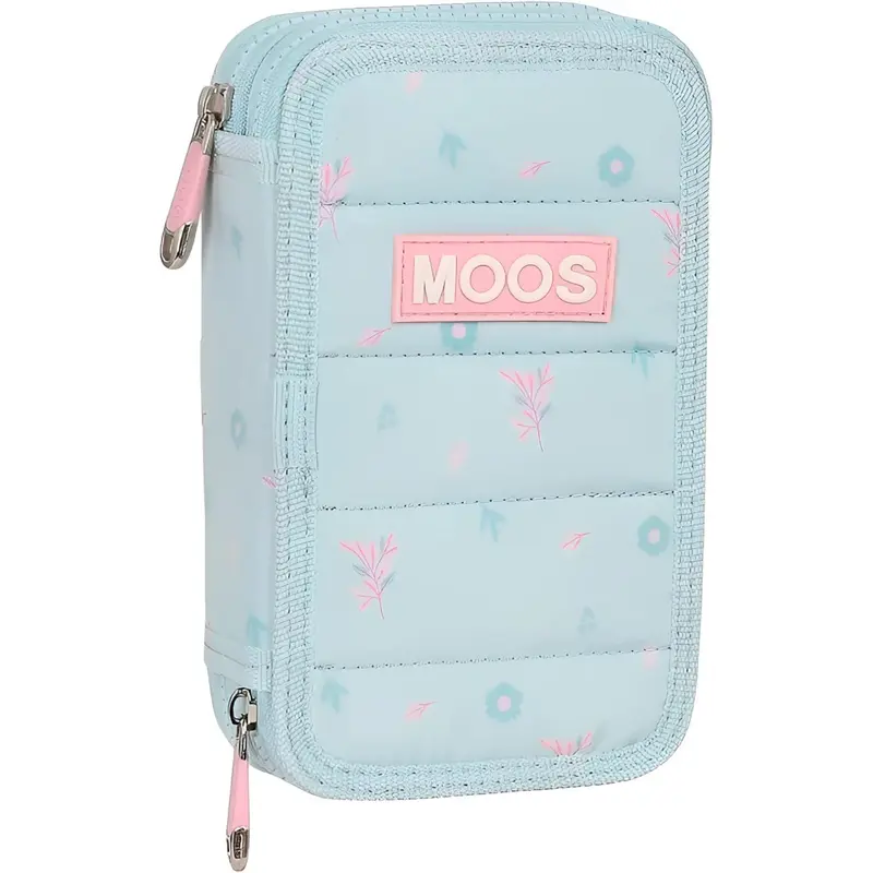 Estuche Plumier doble 28PCS MOOS Garden 13x4x19,5CM