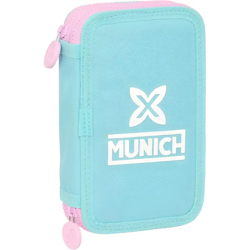 Estuche Plumier doble 28PCS MUNICH Heaven 13x4x19,5CM