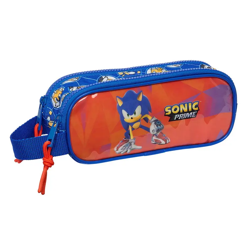 Estuche portatodo doble de Sonic The Hedgehog 21x6x8cm